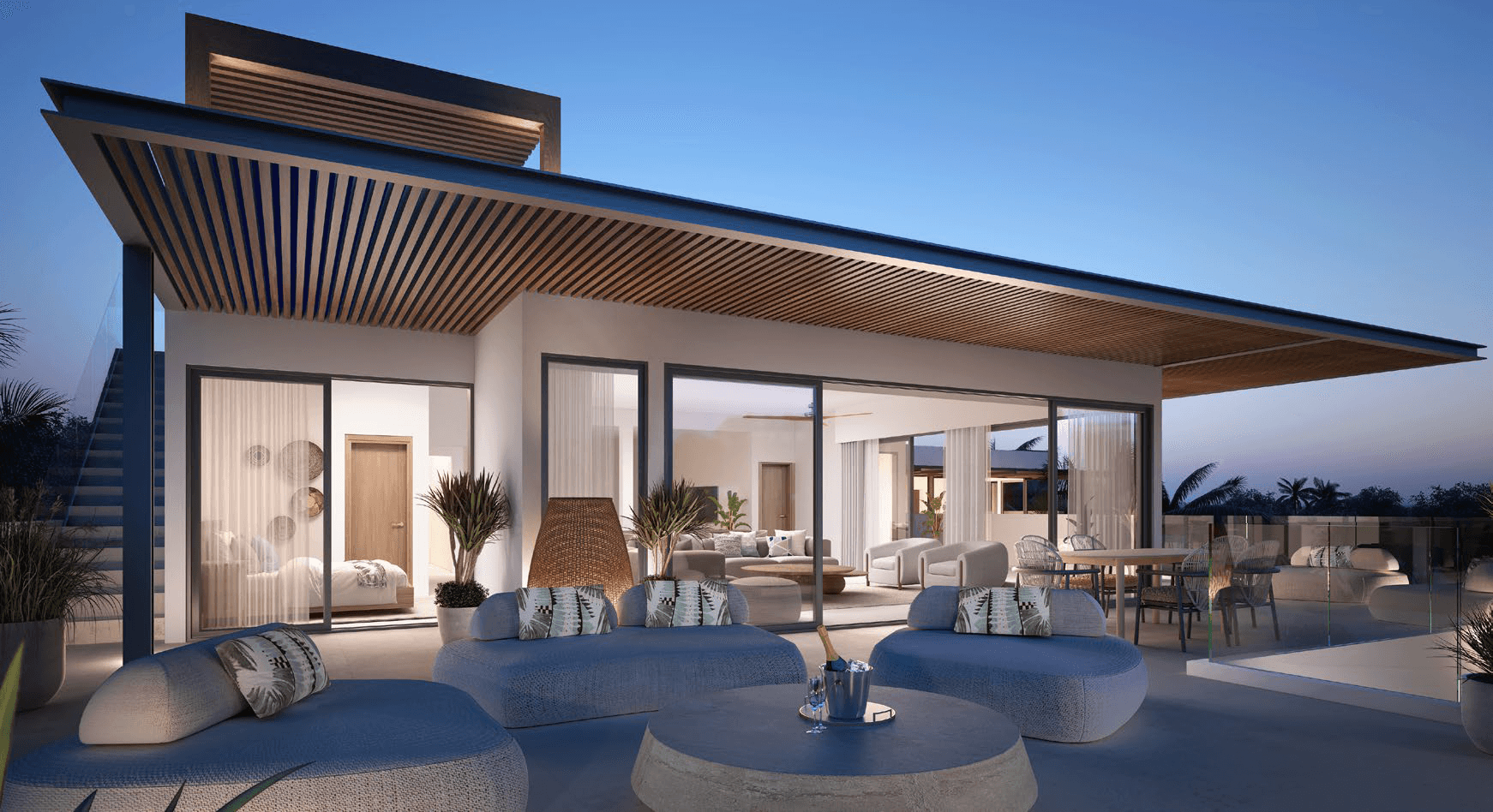 Luxury penthouse with panoramic views